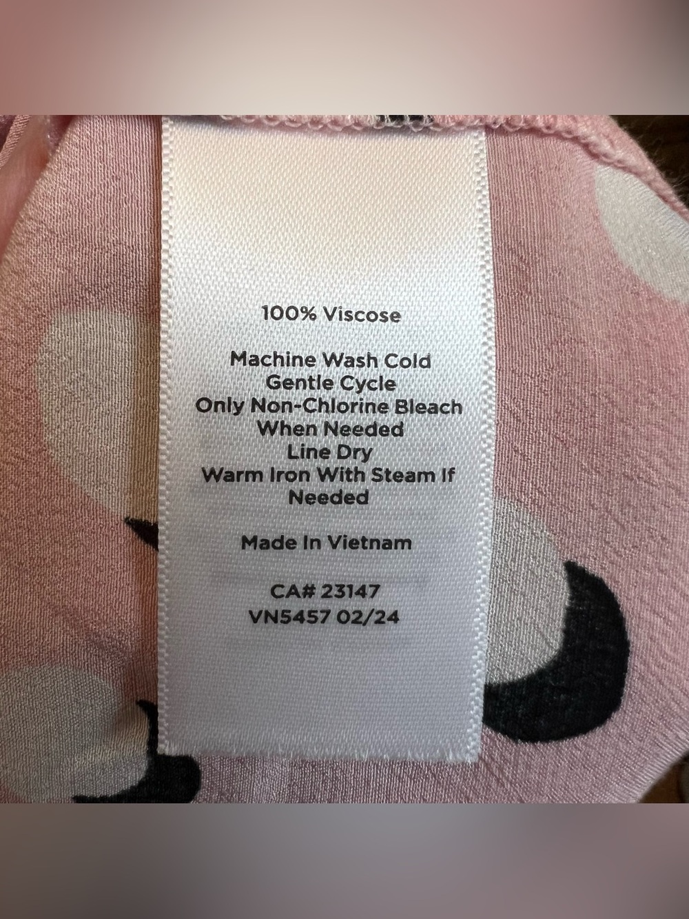 Talbots Siz Medium Sleeveless Blouse Polka Dot Top AOP Old Money Academia Preppy - Picture 9 of 9